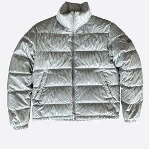 Dior Silver Monogram Puffer Jacket
